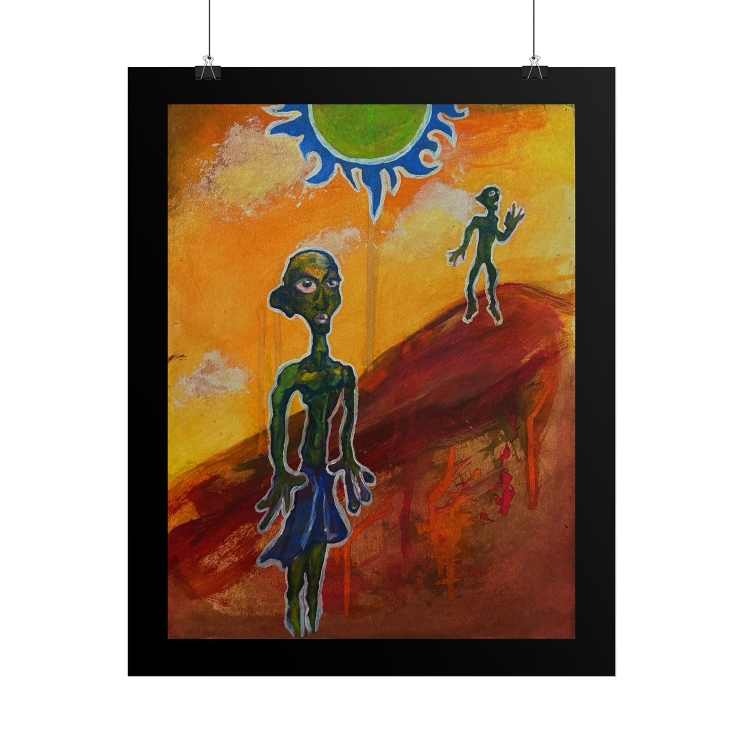 Two Aliens Print